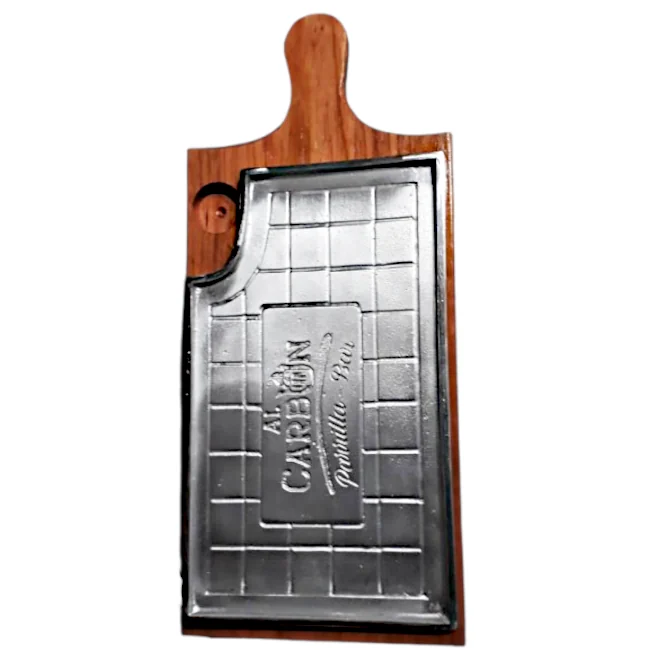 Planchas o tablas para servir carne en restaurantes