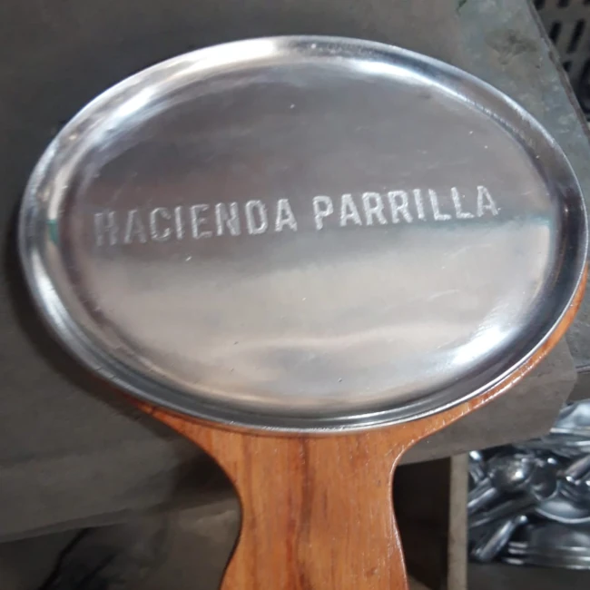 tabla churrasquera redonda personalizada