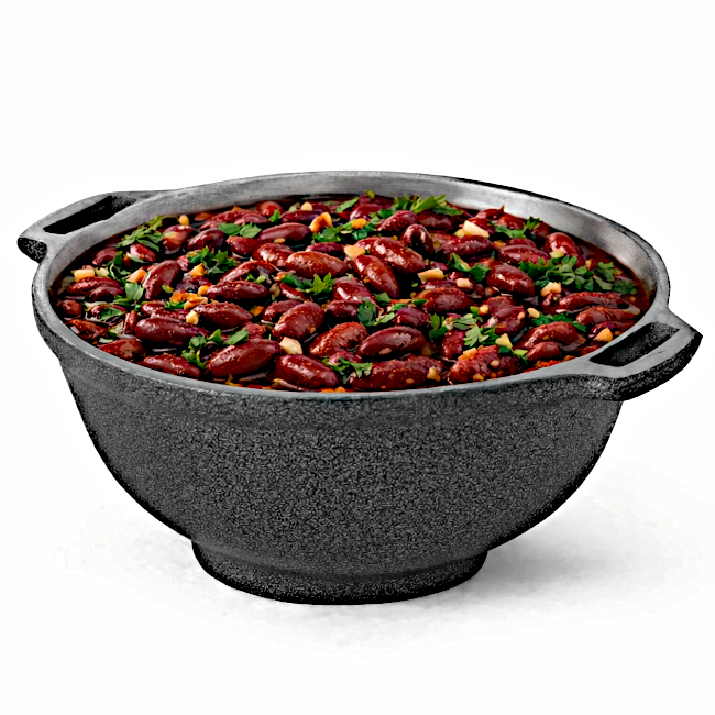 Cazuela para servir frijoles en restaurantes y hoteles