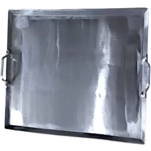 Plancha o parirla de aluminio para asar carne