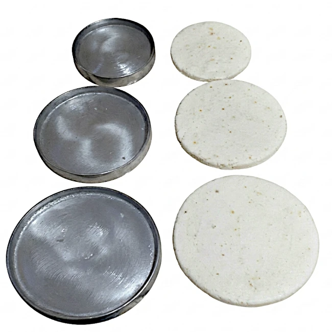 juego o combo de moldes para hacer arepas colombianas